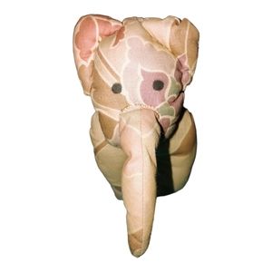 Hand Sewn Elephant Plush Stuffed Animal Toy